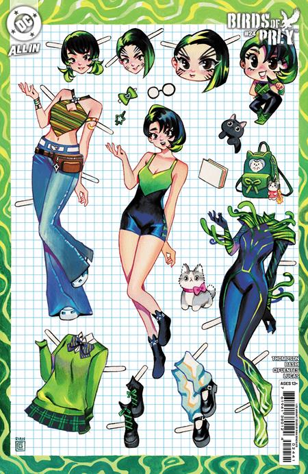 BIRDS OF PREY #24 CVR E INC 1:25 RIAN GONZALES CARD STOCK VAR 🌙🤮