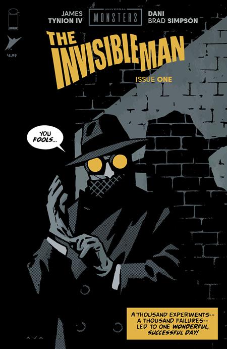 UNIVERSAL MONSTERS THE INVISIBLE MAN #1 (OF 4) CVR C INC 1:10 DAVID AJA PULP VAR 🌙🤮