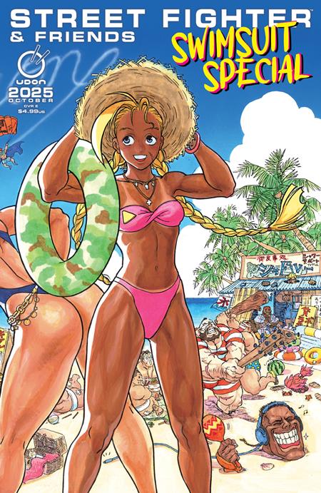 2025 STREET FIGHTER & FRIENDS SWIMSUIT SPECIAL #1 (ONE SHOT) CVR E INC 1:5 KINU NISHIMURA VAR 🌙🤮 RELEASE 10/1