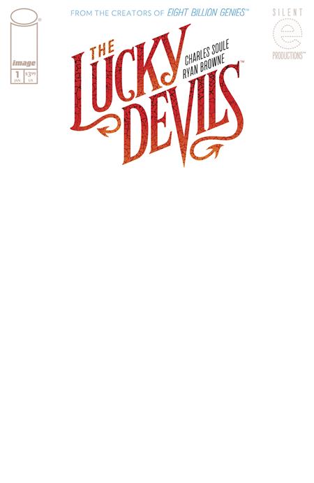 LUCKY DEVILS #1 (OF 9) CVR F INC 1:100 RYAN BROWNE & CHARLES SOULE SIGNED DRAWN ON VAR (MR) 🌙🤮