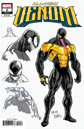 ALL-NEW VENOM #2 CARLOS GOMEZ DESIGN VARIANT [1:10] 🐧🤮 LATE RELEASE JAN 8TH