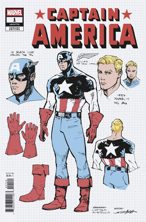 CAPTAIN AMERICA #1 VALERIO SCHITI DESIGN VARIANT [1:10] 🐧🤮
