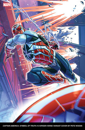 CAPTAIN AMERICA: SYMBOL OF TRUTH 13 PETE WOODS SPIDER-VERSE VARIANT 🐧🤮