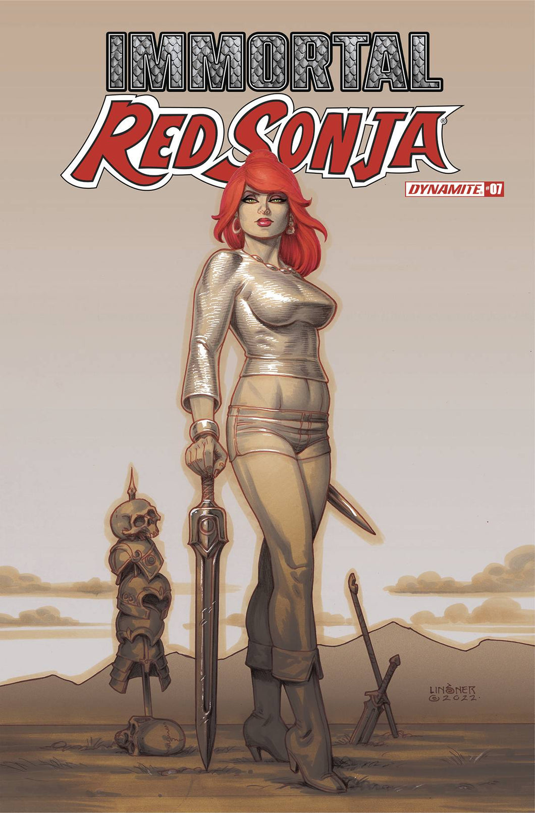 IMMORTAL RED SONJA #7 CVR C LINSNER 💎🤮