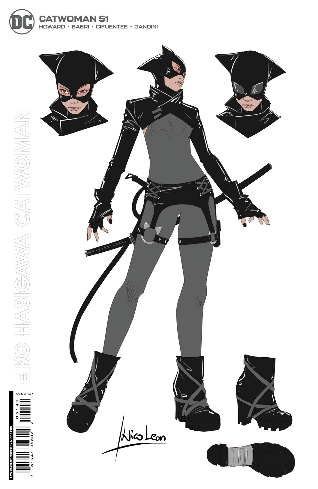 CATWOMAN #51 CVR D 1:25 NICO LEON CARD STOCK VAR 🌙🤮