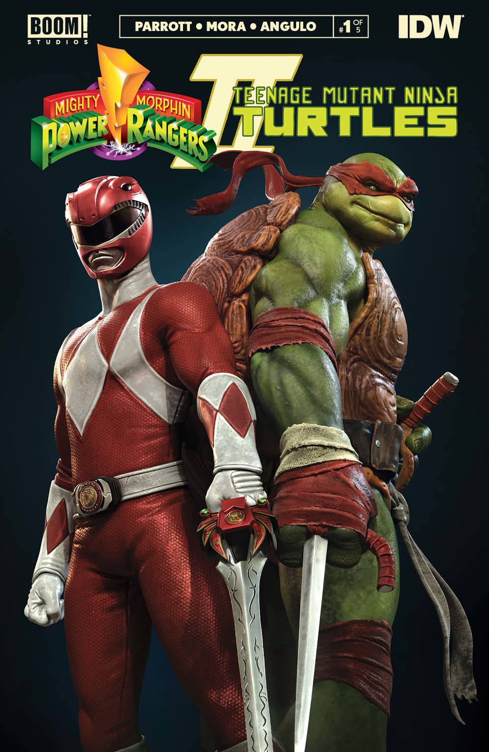 MMPR TMNT II #1 (OF 5) 2ND PTG GRASSETTI 💎🧐