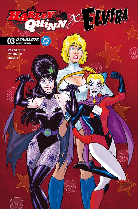 HARLEY QUINN X ELVIRA #3 CVR A AMANDA CONNER RED 🌙 RELEASE 12/17