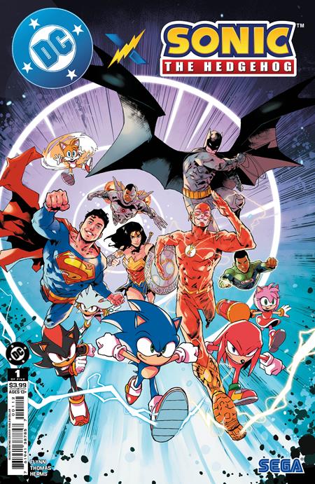 DC X SONIC THE HEDGEHOG #1 (OF 5) Second Printing Cvr A Pablo M Collar 🌙