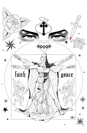 Marian Heretic #3 F Unlimited Variant (Full Art, Inks, Jaro) 🐧 RELEASE 12/31