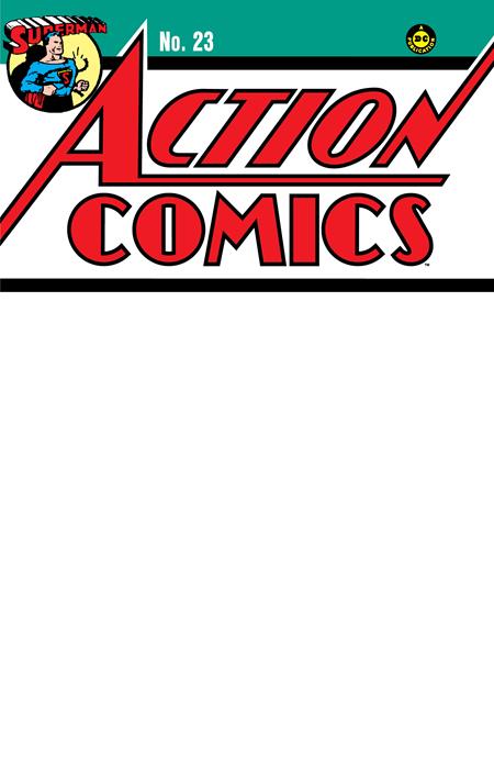 ACTION COMICS #23 FACSIMILE EDITION CVR C BLANK VAR 🌙