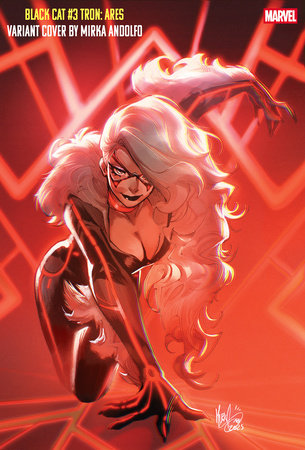 BLACK CAT #3 MIRKA ANDOLFO TRON: ARES VARIANT 🐧🤮 RELEASE 10/29