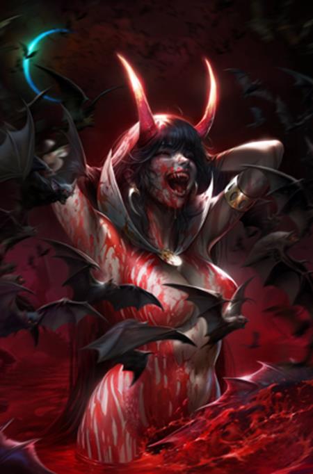 VAMPIRELLA ARMAGEDDON #4 CVR E FRANCESCO MATTINA METAL PREMIUM CVR VAR 🌙 RELEASE 10/22