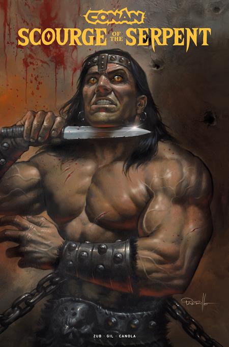 CONAN THE BARBARIAN SCOURGE OF THE SERPENT #4 (OF 4) CVR B LUCIO PARRILLO VAR (MR) 🌙🤮 RELEASE 1/7