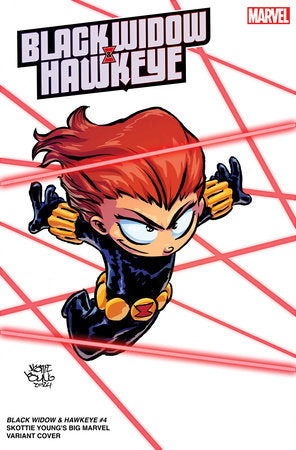 BLACK WIDOW AND HAWKEYE #4 SKOTTIE YOUNG BIG MARVEL VAR 🐧🤮