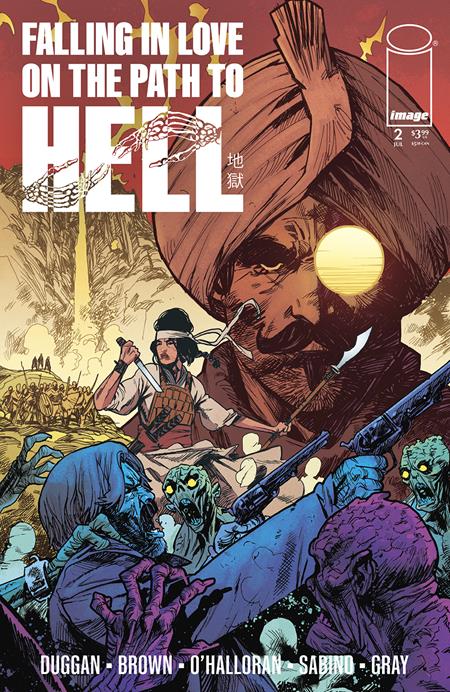 FALLING IN LOVE ON THE PATH TO HELL #2 CVR A GARRY BROWN & CHRIS O HALLORAN (MR) 🌙👀🤮
