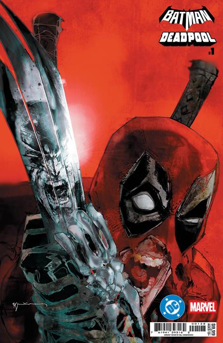 DC MARVEL BATMAN DEADPOOL #1 (ONE SHOT) CVR Q BILL SIENKIEWICZ INCREDIBLE HULK 340 HOMAGE CARD STOCK VAR 🌙🤮 RELEASE 11/19