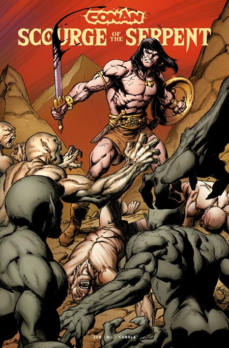 CONAN THE BARBARIAN SCOURGE OF THE SERPENT #4 (OF 4) CVR C MARK BAGLEY VAR (MR) 🌙 RELEASE 1/7