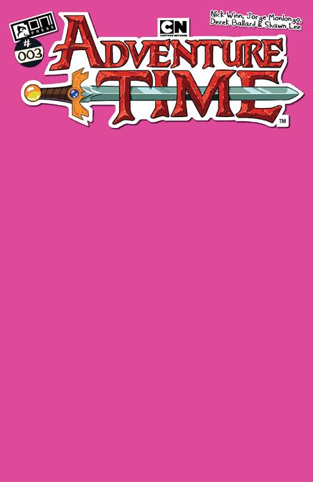ADVENTURE TIME (2025) #3 CVR C PRINCESS BUBBLEGUM PINK SKETCH VARIANT 🌙