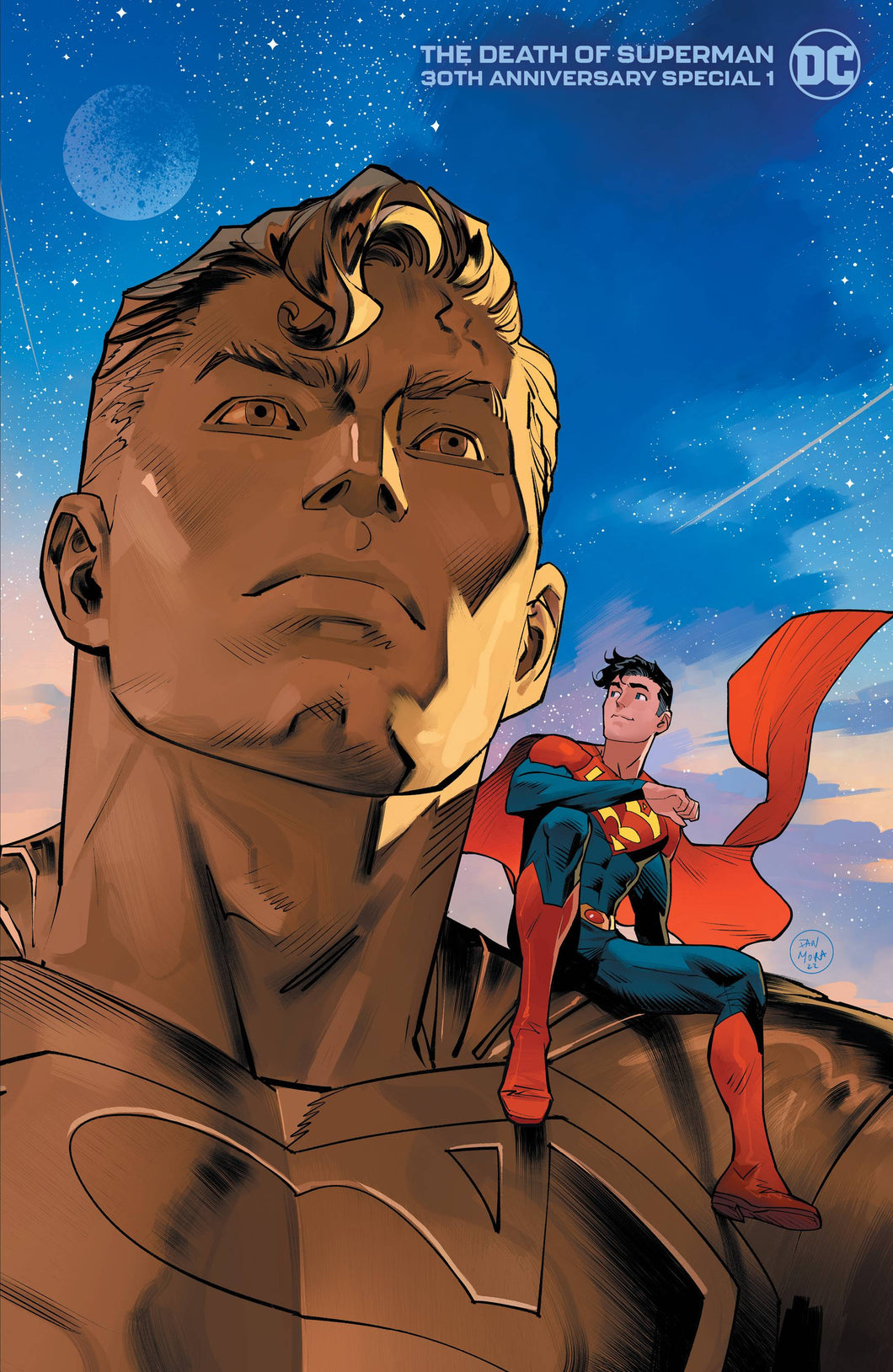 DEATH OF SUPERMAN 30TH ANN SPEC #1 CVR D MORA JON KENT 🌙🧐🤮