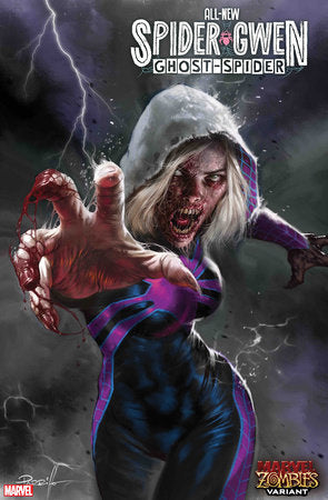 ALL-NEW SPIDER-GWEN: THE GHOST-SPIDER #3 LUCIO PARRILLO MARVEL ZOMBIES VARIANT 🐧🤮 RELEASE 10/29