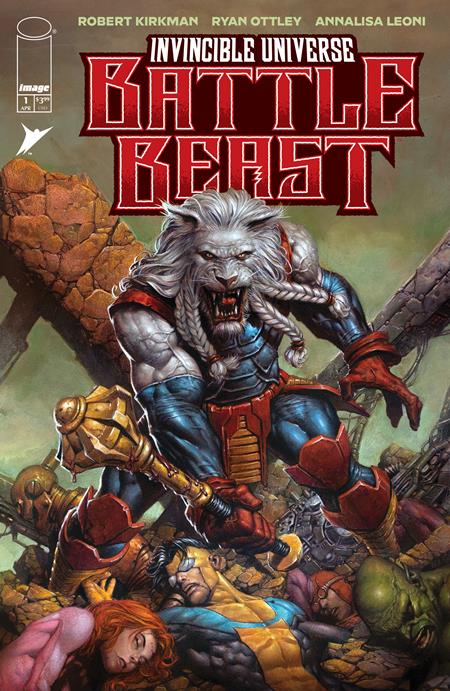 INVINCIBLE UNIVERSE BATTLE BEAST #1 CVR B DAVD FINCH VAR 🌙🤮