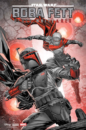 STAR WARS: BOBA FETT - BLACK, WHITE & RED #4 🐧🤮 RELEASE 12/31