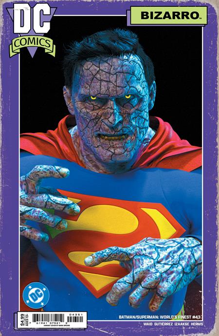 BATMAN SUPERMAN WORLDS FINEST #43 CVR E MARK SPEARS CARD STOCK VAR 🌙🤮 RELEASE 9/17