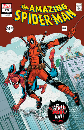 AMAZING SPIDER-MAN #70 BRENT SCHOONOVER APRIL POOL'S DAY VARIANT [DOOM] 🐧🤮