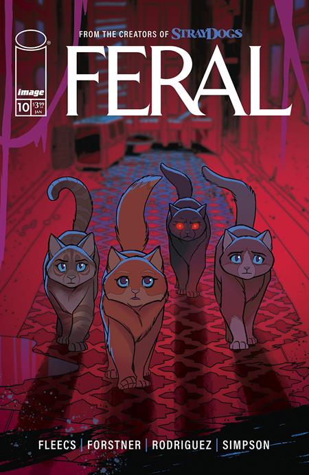 FERAL #10 CVR A TONY FLEECS & TRISH FORSTNER 🌙