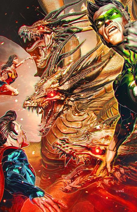 JUSTICE LEAGUE VS GODZILLA VS KONG 2 #1 (OF 7) CVR E JOHN GIANG FOIL VAR 🌙🤮