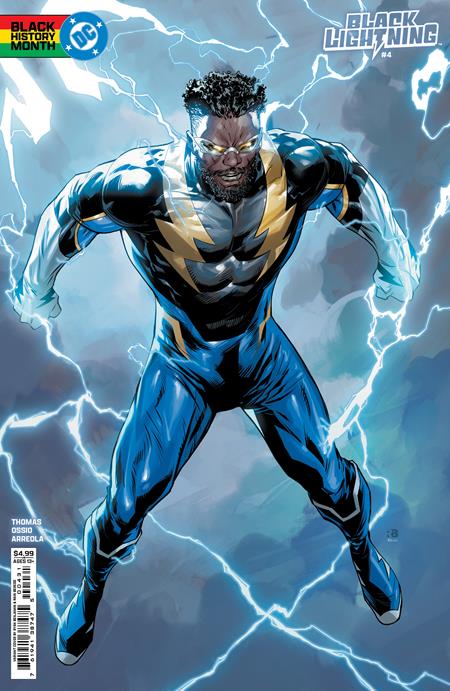 BLACK LIGHTNING #4 CVR C RYAN BENJAMIN BLACK HISTORY MONTH CARD STOCK VAR 🌙