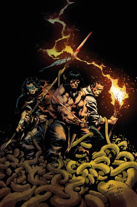 CONAN THE BARBARIAN SCOURGE OF THE SERPENT #4 (OF 4) CVR D ROBERTO DE LA TORRE VIRGIN VAR (MR) 🌙 RELEASE 1/7