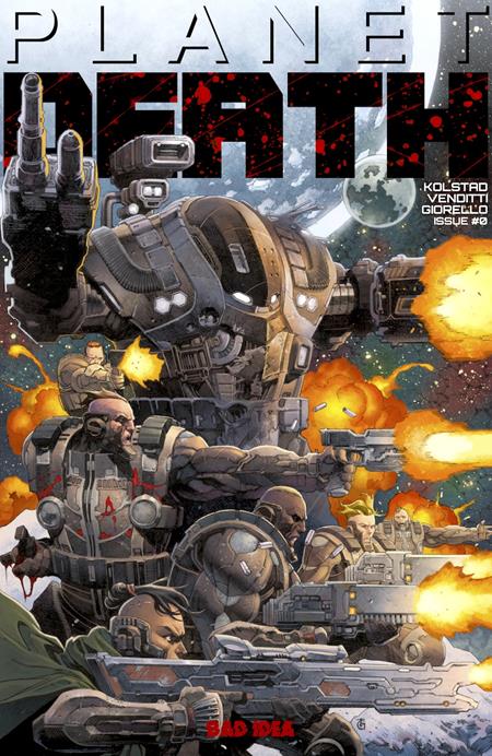 PLANET DEATH #0 (of 4) CVR A TOMAS GIORELLO 🌙🤮