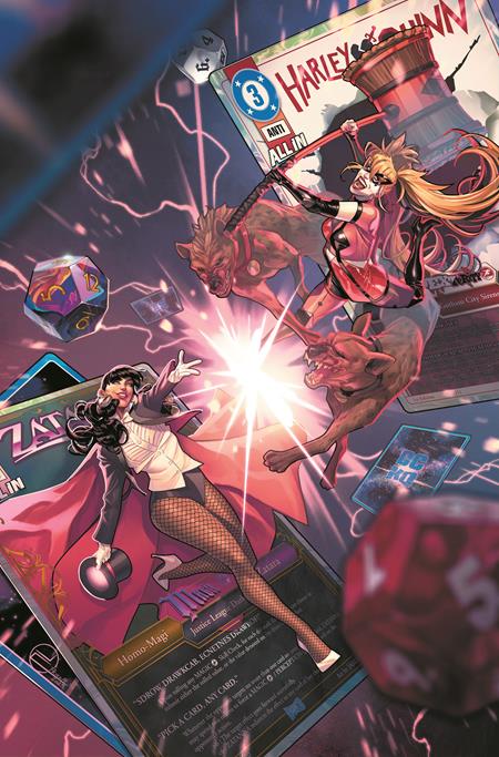 DC K.O. HARLEY QUINN VS ZATANNA #1 (ONE SHOT) CVR C JAMAL CAMPBELL CARD STOCK VAR 🌙🤮 RELEASE 12/17