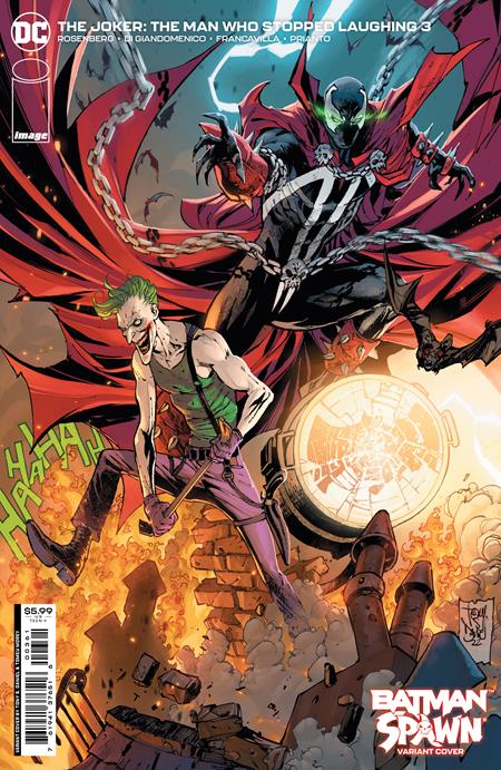 JOKER THE MAN WHO STOPPED LAUGHING #3 CVR F TONY DANIEL DC SPAWN CARD STOCK VAR 🌙🧐🤮