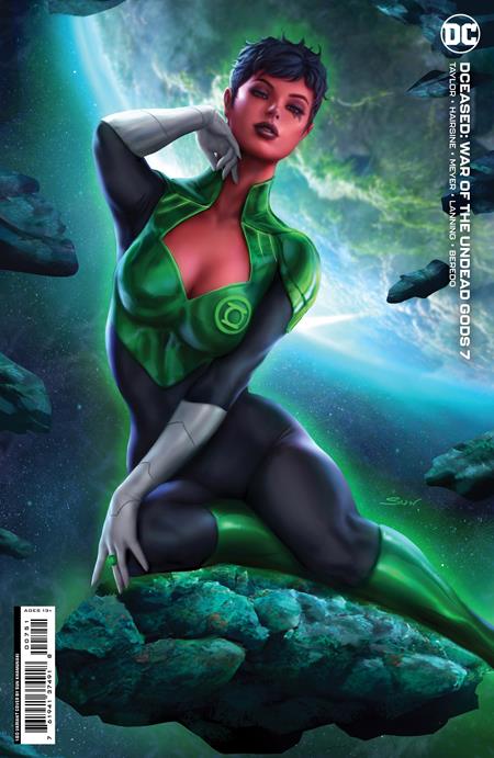 DCEASED WAR OF THE UNDEAD GODS #7 (OF 8) CVR E INC 1:50 SUN KHAMUNAKI CARD STOCK VAR 🌙🤮