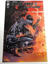 Load image into Gallery viewer, SNAKE EYES DEADGAME #1 EXCLUSIVE MARAT MYCHAELS TRADE DRESS VARIANT COMIC BOOK
