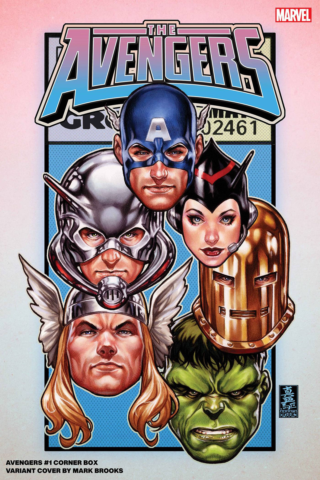 AVENGERS #1 BROOKS CORNER BOX VAR 🐧🧐🤮