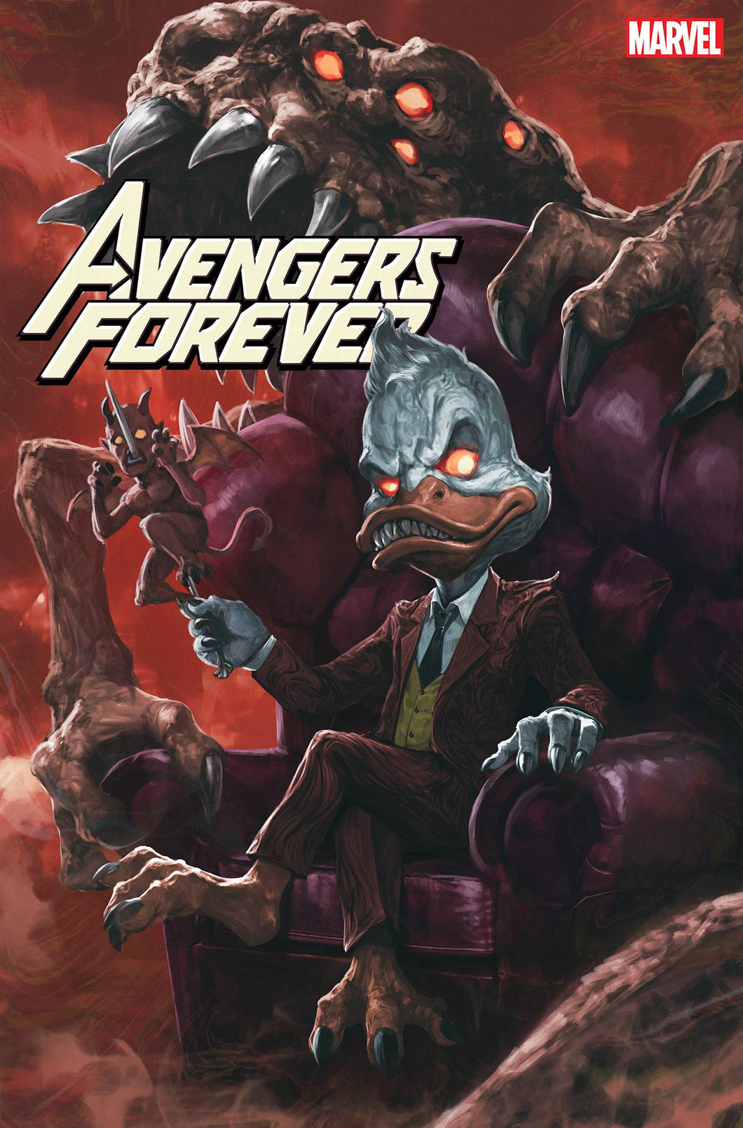 AVENGERS FOREVER #13 SKAN DEMONIZED VAR 🐧🧐🤮