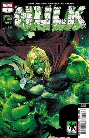 HULK 7 COCCOLO 2ND PRINTING VARIANT 🐧🧐🤮
