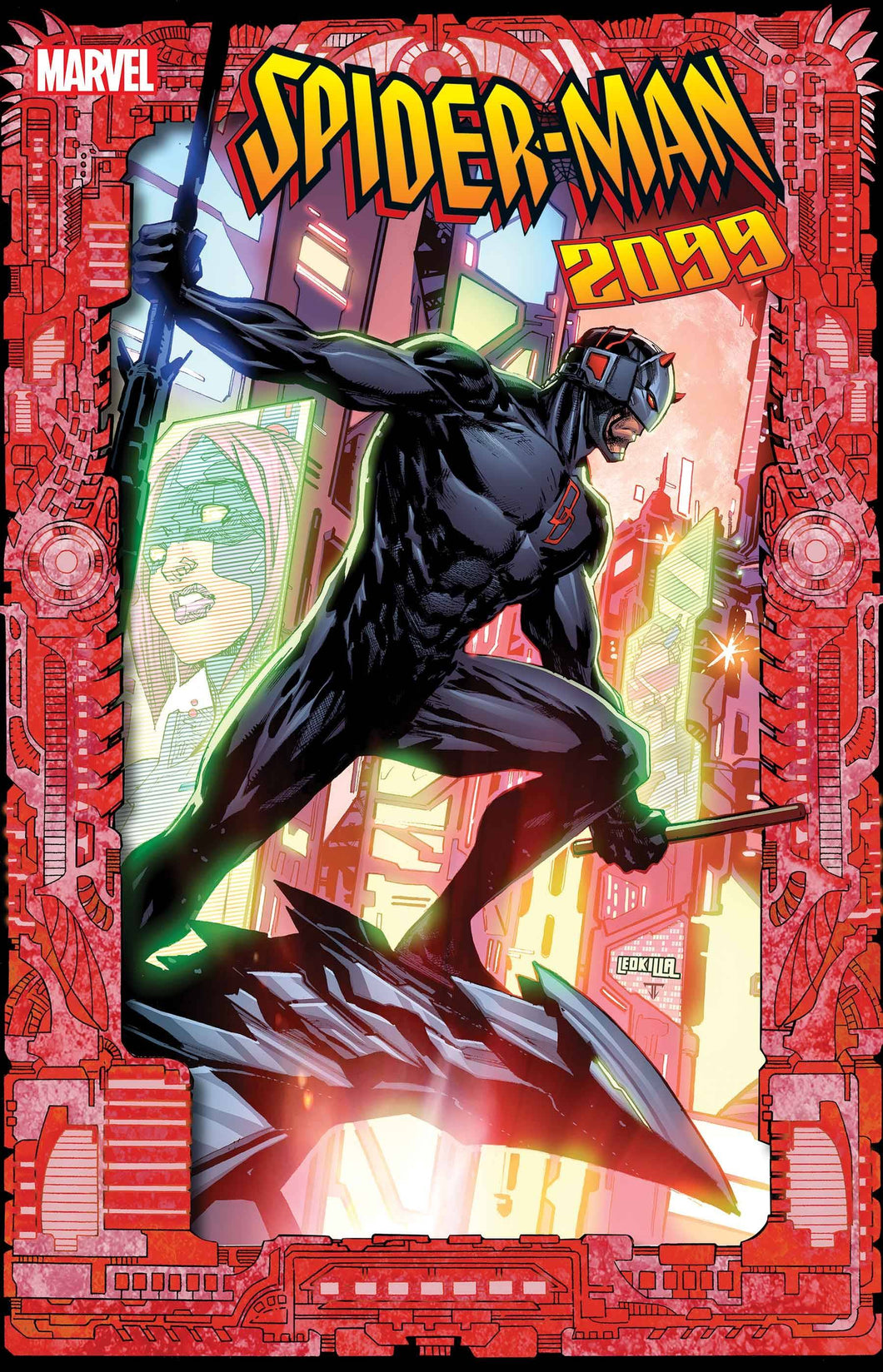 SPIDER-MAN 2099 DARK GENESIS #3 (OF 5) LASHLEY FRAME VAR 🐧🧐🤮