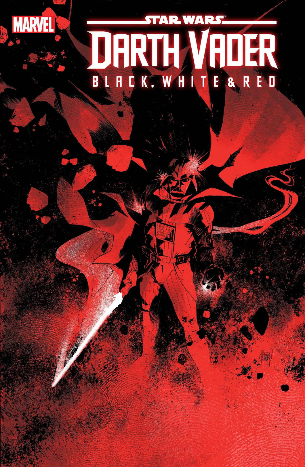 STAR WARS DARTH VADER BLACK WHITE AND RED #2 🐧🤮