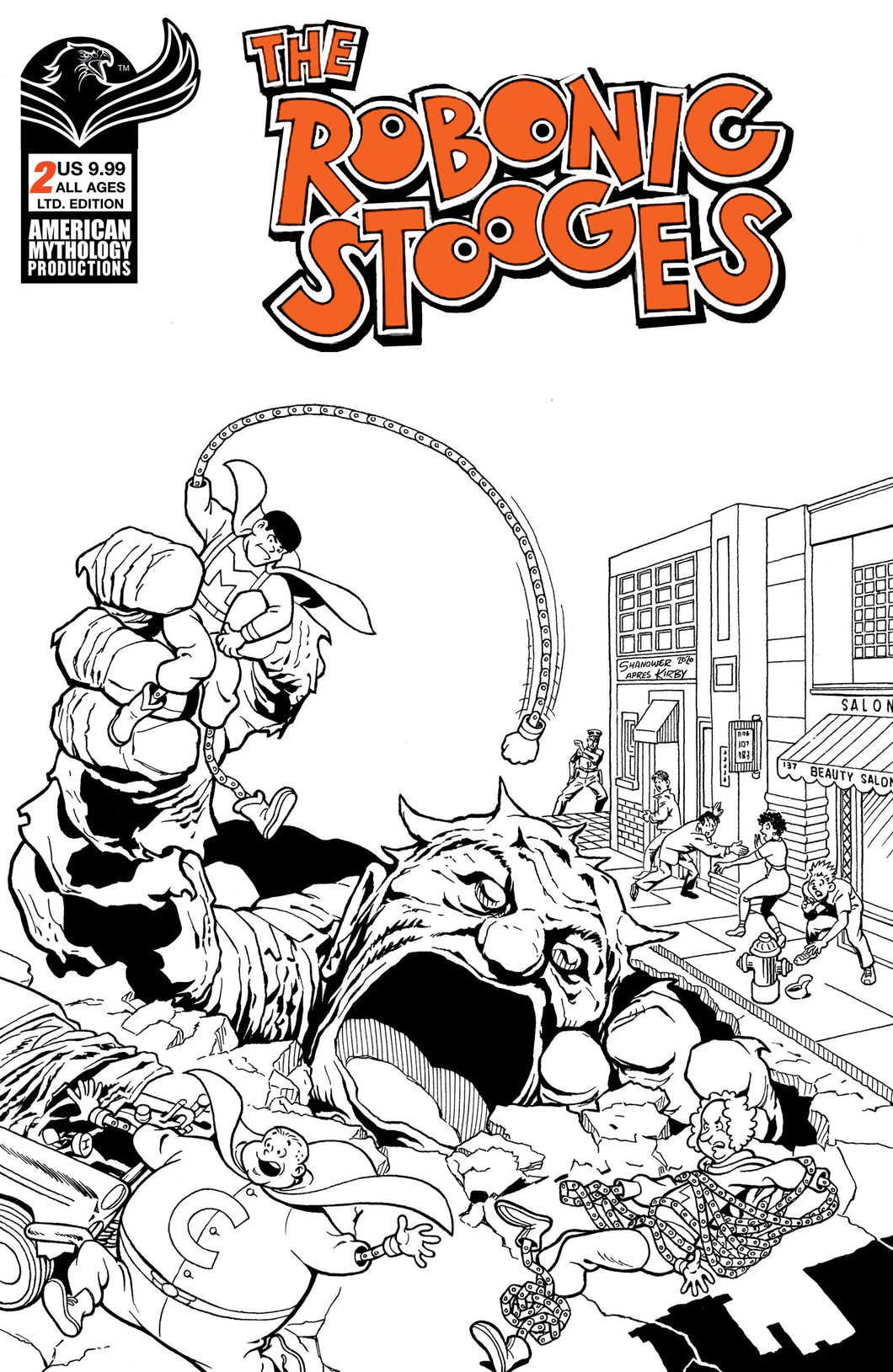 ROBONIC STOOGES FANTASTIC FOOLS #2 CVR C SHANOWER LTD ED (limited to 350)