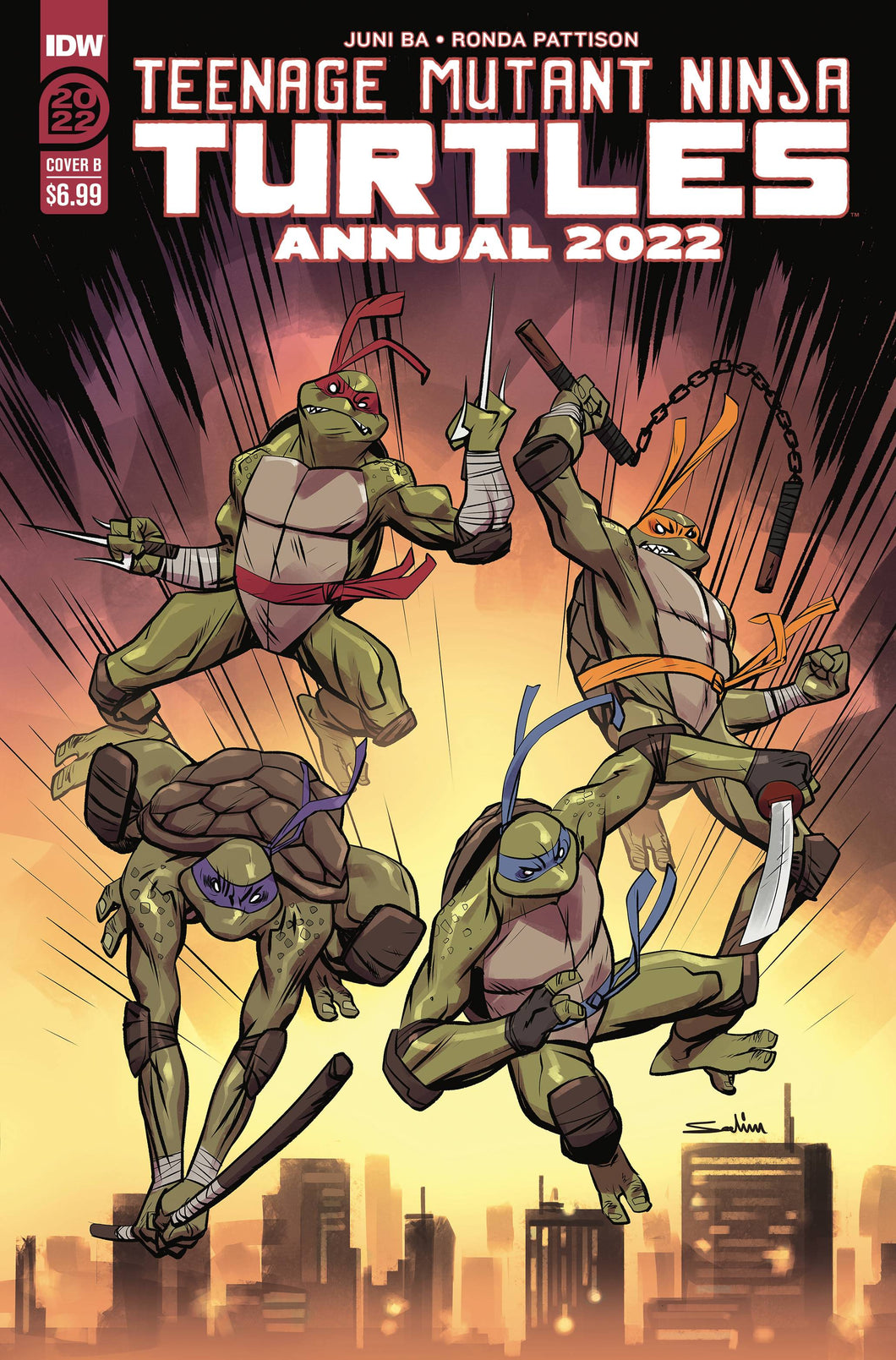 TMNT ANNUAL 2022 CVR B EASTMAN 💎🧐🤮