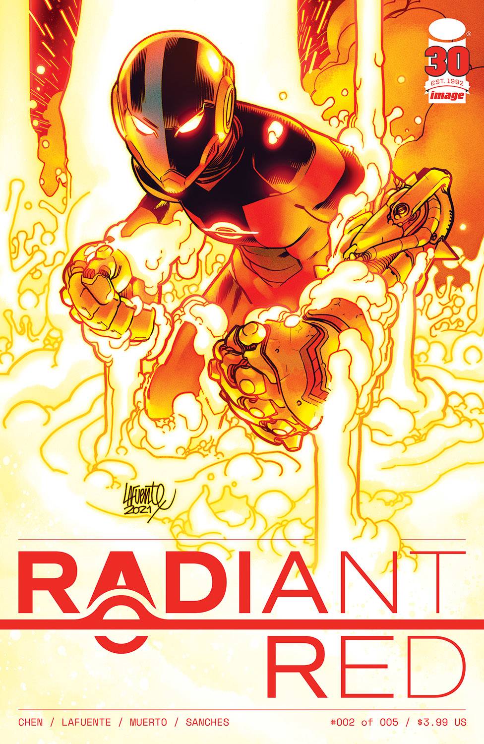 RADIANT RED #2 (OF 5) CVR A LAFUENTE & MUERTO 💎🧐