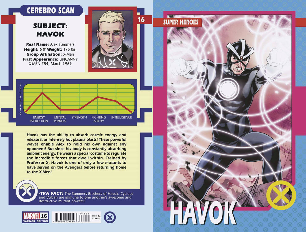 X-MEN #16 DAUTERMAN TRADING CARD VAR 🐧
