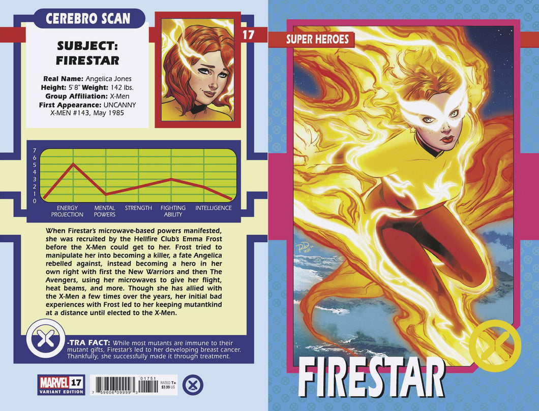 X-MEN #17 DAUTERMAN TRADING CARD VAR 🐧