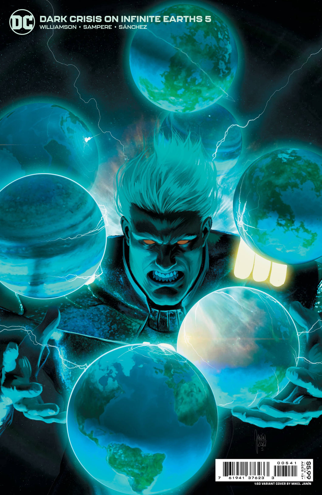 DARK CRISIS #5 (OF 7) CVR E 1:50 JANIN CARD STOCK VAR 🌙🤮