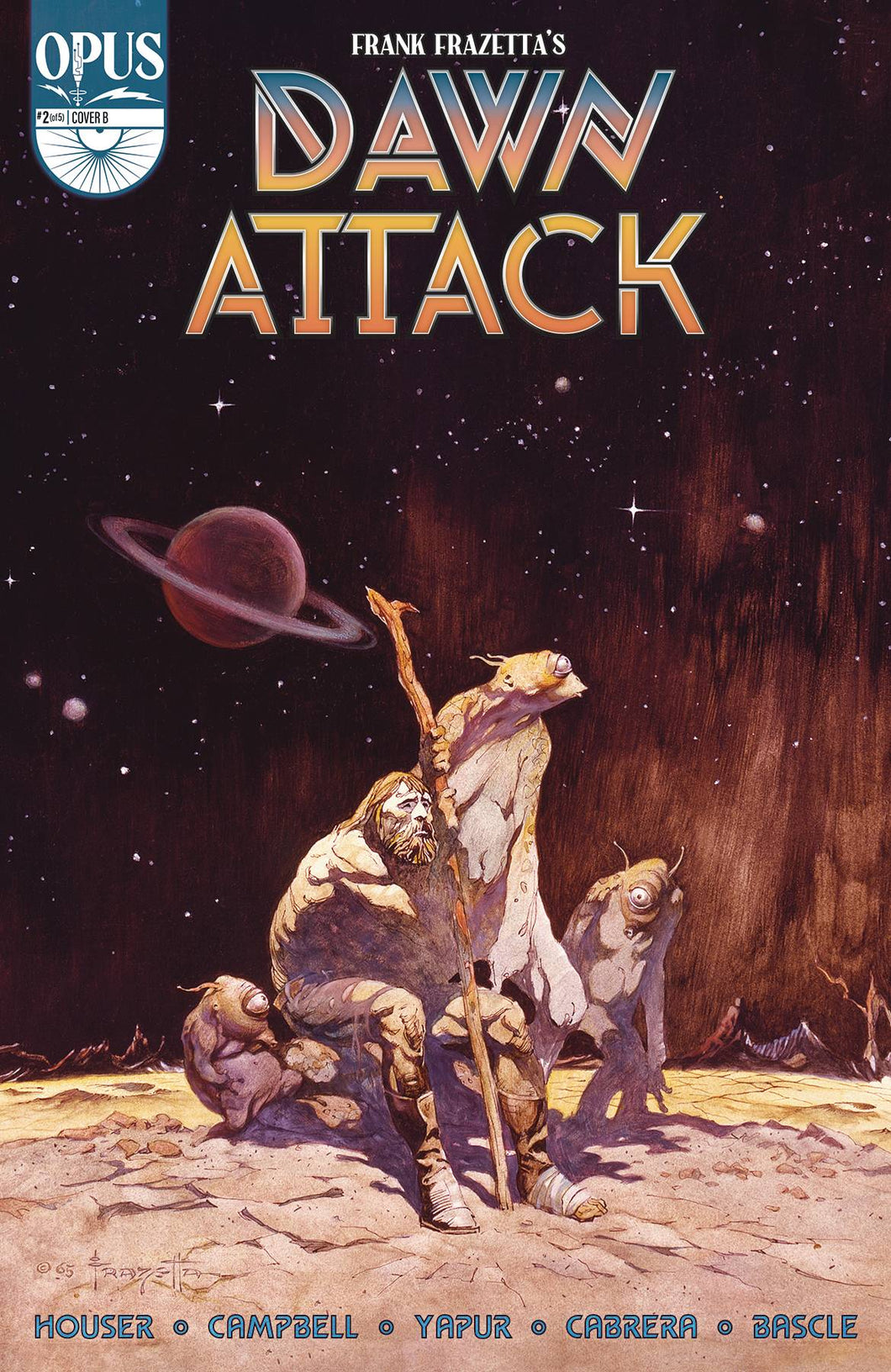 FRANK FRAZETTAS DAWN ATTACK #2 (OF 5) CVR B FRAZETTA 💎