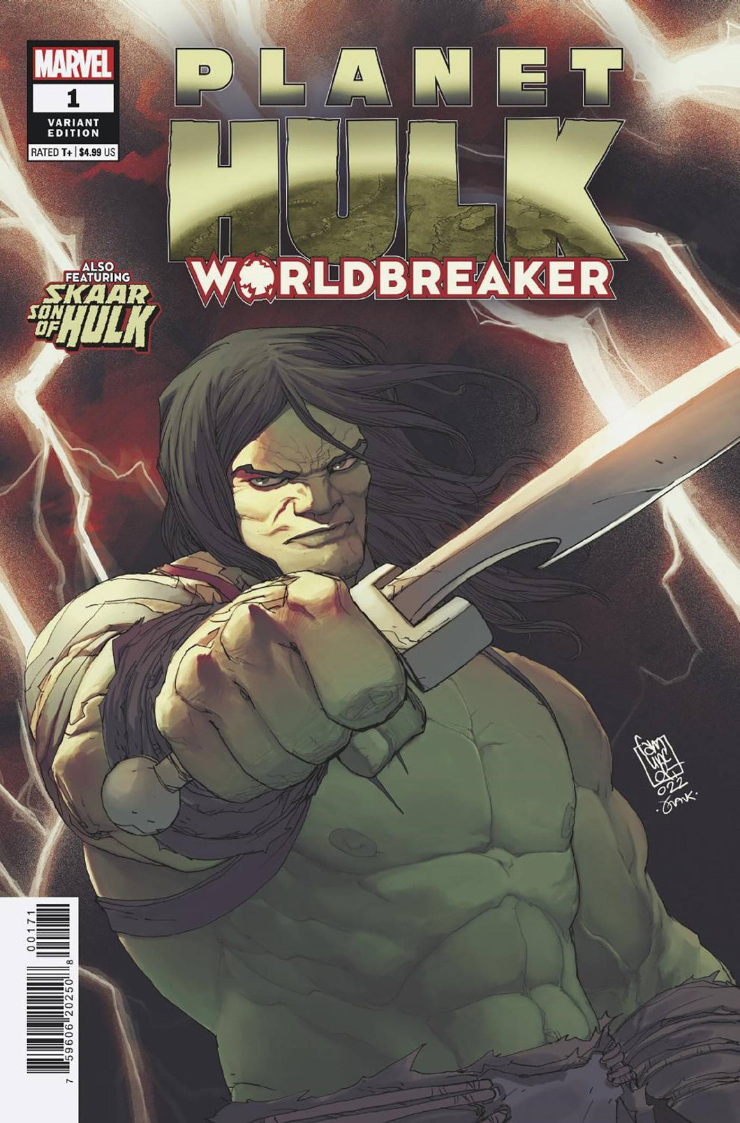 PLANET HULK WORLDBREAKER #1 (OF 5) CAMUNCOLI SKAAR VAR 🐧🧐